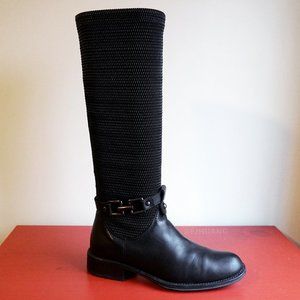 Aquatalia Upswing Waterproof Italian Leather Knee High Boots